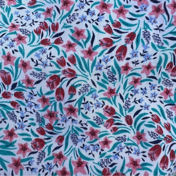 Vtg Polly Flinders Delicate Floral Long Sleeve Dress Diamond  Smocked Lace Sz 3T - Picture 11 of 15